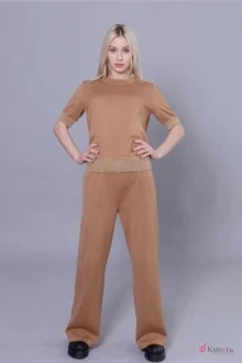 Брючный костюм Romgil ТЗ552 светло-коричневый