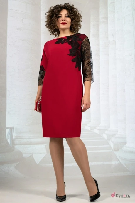 Платье *Распродажа Avanti Erika 1157 красный/черный #1