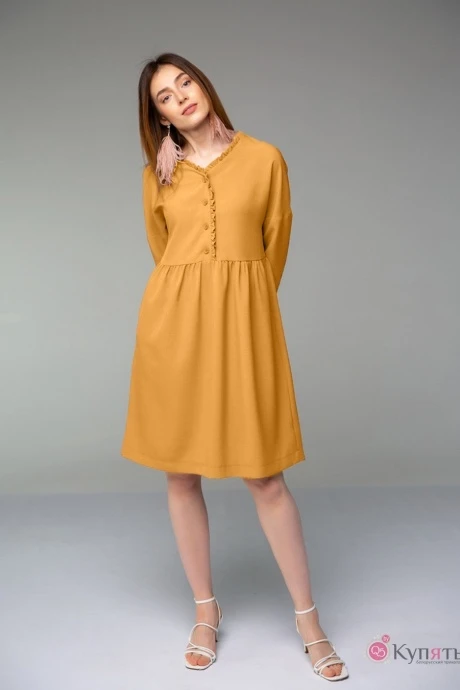 Платье Ivera Collection 1008 горчичный #1