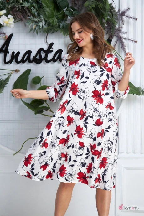 Платье Anastasia 590 молочный #1