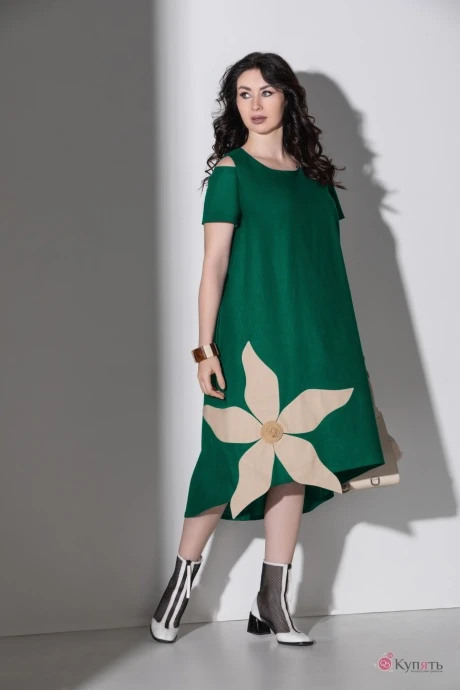 Платье ElPaiz М 649 зеленый #1
