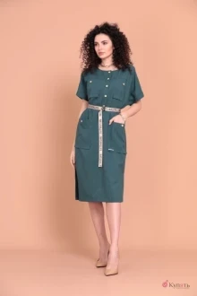 Платье Твой Имидж 1364 морская волна