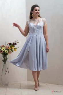 Вечернее платье с сеткой Condra 4297