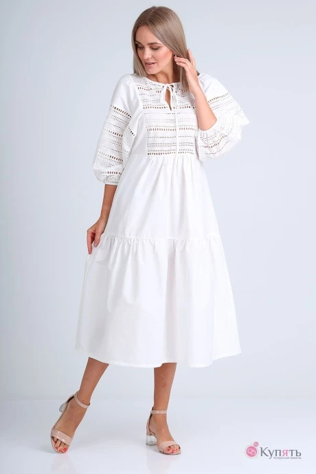 Платье FloVia 4072 белый #1