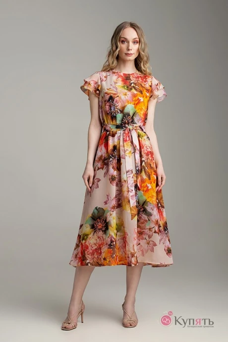 Платье Marika 421 Цветной принт #1