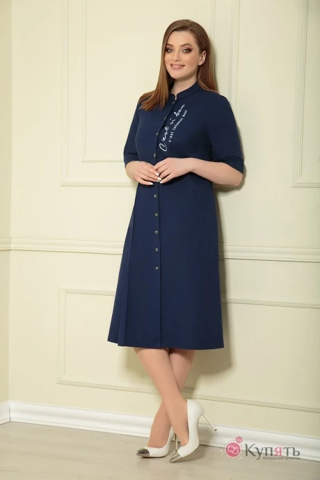 Платье Andrea Style 0361 /12 Синий #1