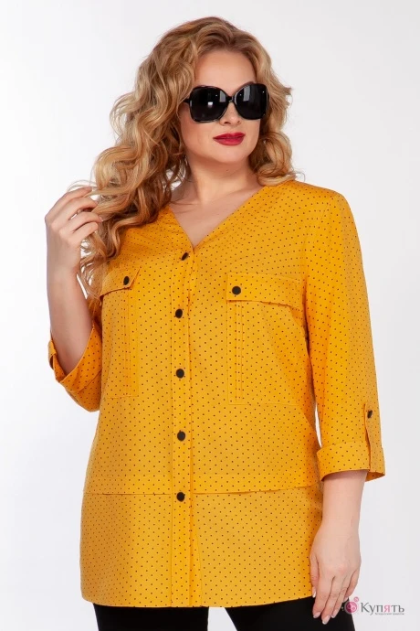 Блузка Элль-стиль 2067 а жёлтый #1
