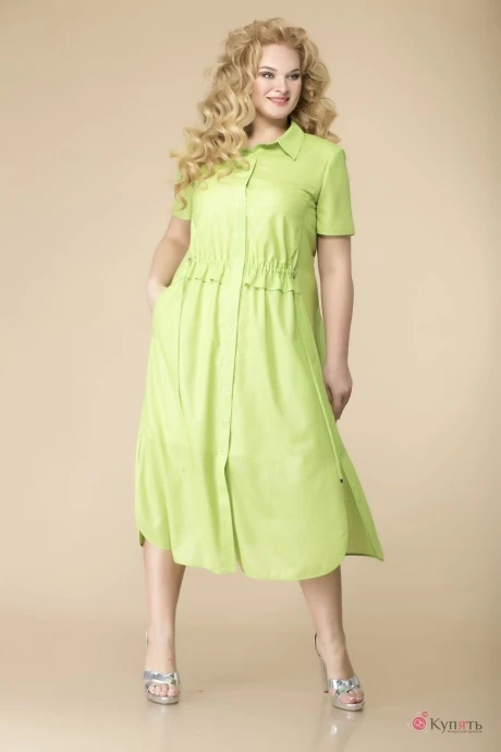 Платье Romanovich Style 1-2112 салатовый #1