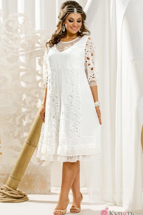 Платье Vittoria Queen 14013 белый #1