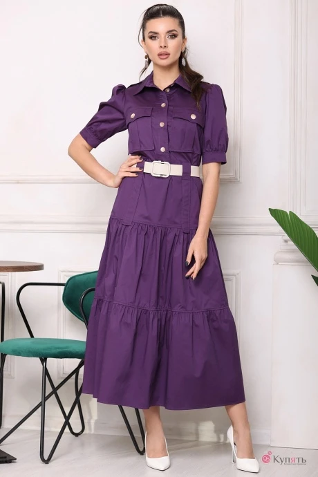 Платье Мода-Юрс 2675 фиолетовый #1