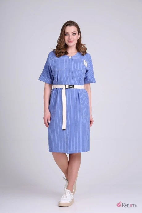 Платье Vilena Fashion 709 голубой #1