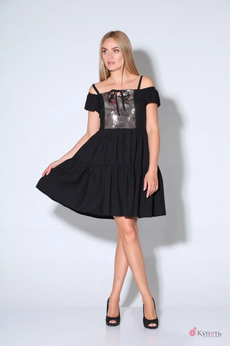 Платье AXXA 55170 А чёрный #1