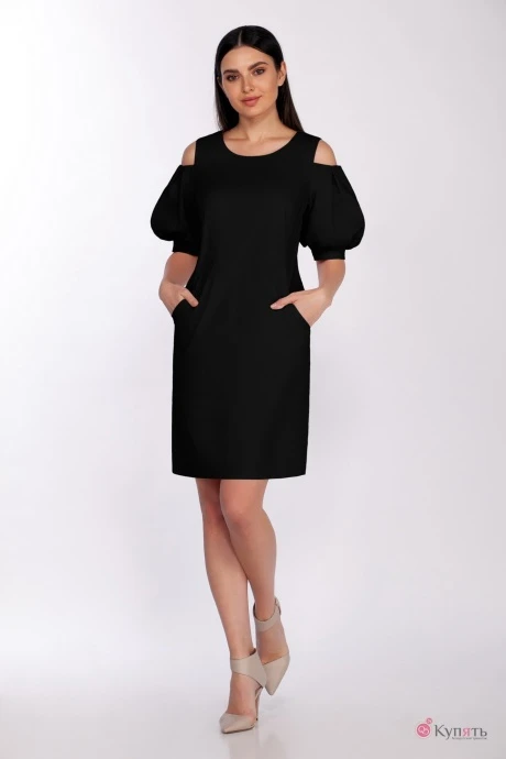 Платье ЛаКона 1368 черный #1