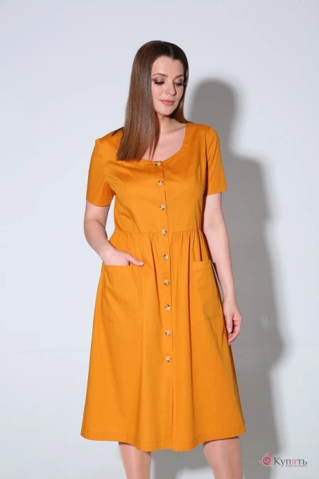 Платье Ksenia Style 1904 оранжевый #1