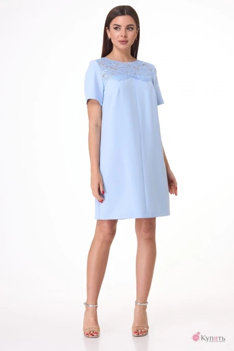Платье Anelli 493 голубой #1