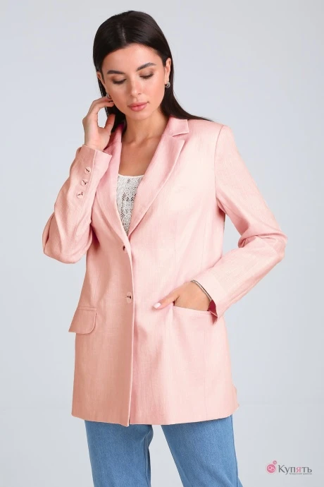 Жакет (пиджак) TVIN 8163 бледно-розовый #1