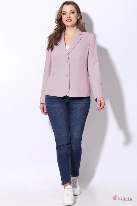 Жакет (пиджак) *Распродажа LeNata 11862 светло-лиловый #1
