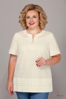 Блузка Emilia 423/1 молочная