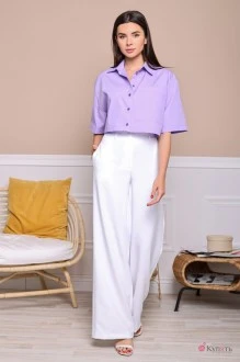 Рубашка УТИЛЬ AURA of the day 2023 лиловый