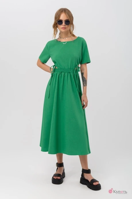 Платье PiRS 3176 зелёный #1