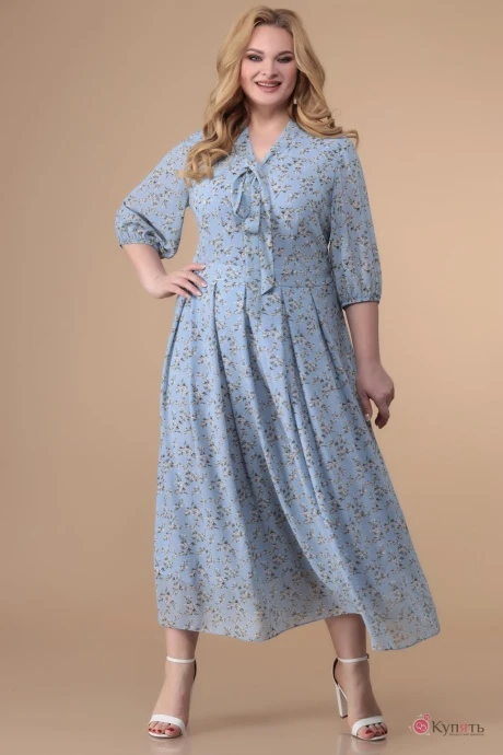 Платье Romanovich Style 1-2179 голубые тона #1