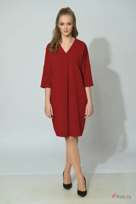 Платье MAX 4-020 красный #1