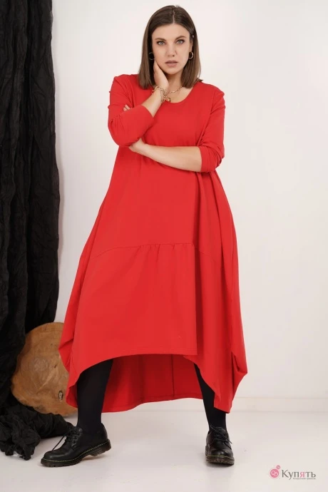 Платье GRATTO 8118 красный #1