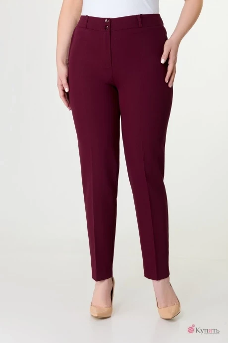 Брюки *Распродажа Emilia Style М-430 бордо #1