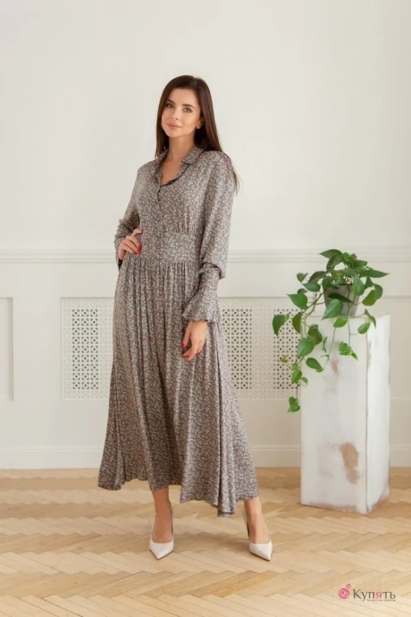 Платье Ладис Лайн 1382 хаки #1