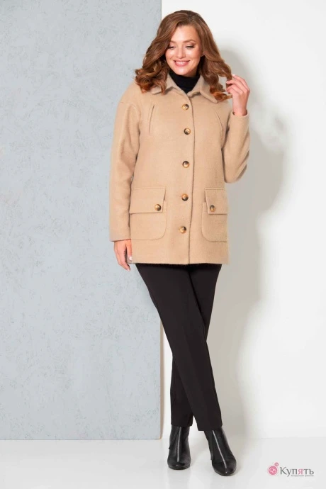 Пальто Асолия 3520/2 светло-бежевый #1