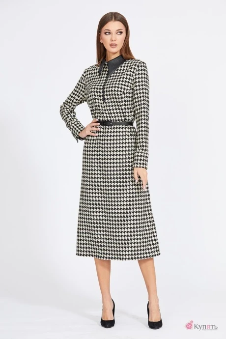 Платье EOLA 2131 гусиная лапка /черный #1