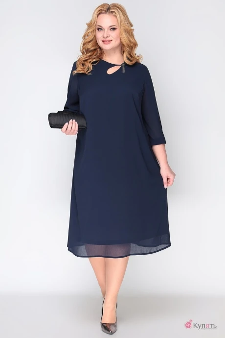 Платье ALGRANDA (Novella Sharm) 3821 -C синий #1