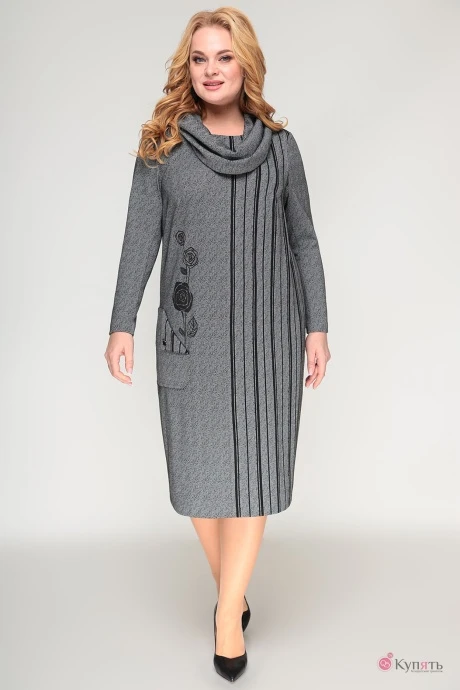 Платье ALGRANDA (Novella Sharm) 3824 Серый #1
