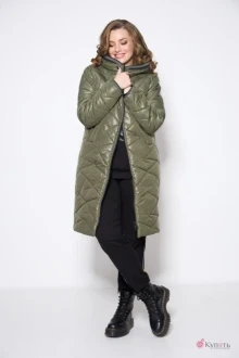 Пальто TAiER 1035 олива