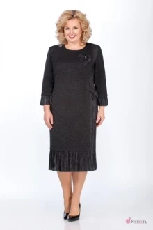 Платье Элль-стиль А-527/1 чёрный