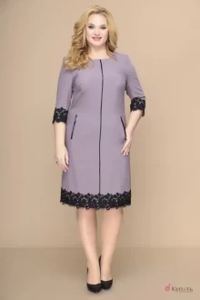 Платье Romanovich Style 1-1284/1 кофе/черный