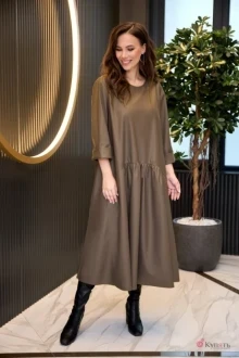 Платье Anastasia Mak 942 кофе
