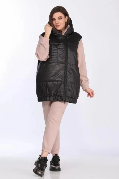 Спортивный костюм Lady Secret 2784 тройка розовый+черный #1