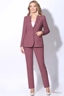Брючный костюм LeNata 31097 слива
