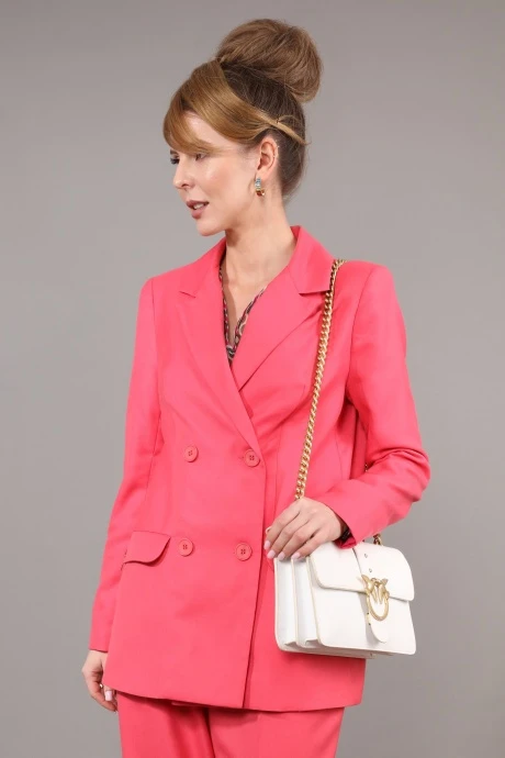 Жакет (пиджак) LM КТ 8008 Закатно-розовый #1