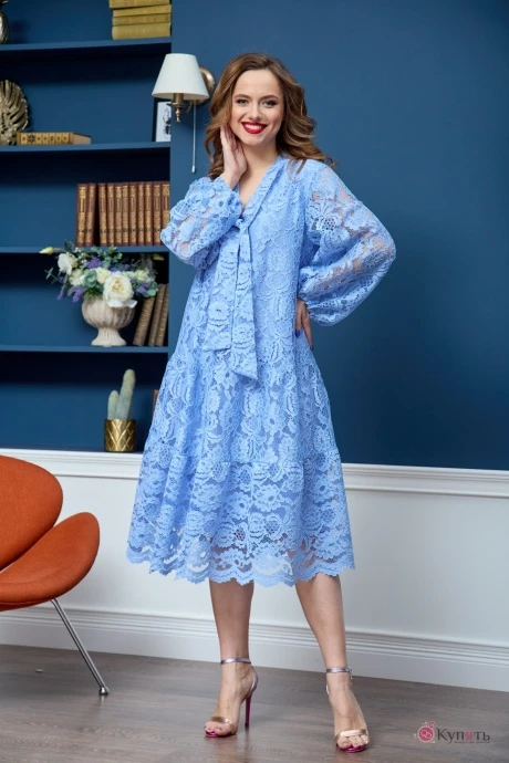 Платье Anastasia 789 голубой #1