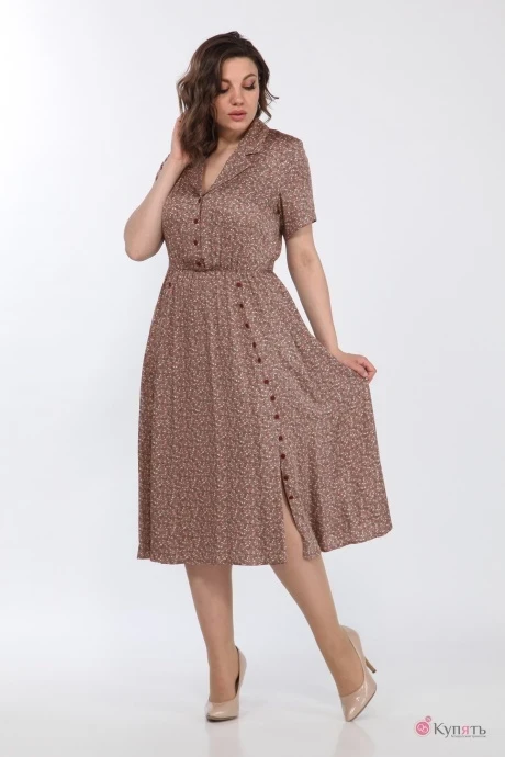 Платье Lady Style Classic 2338/2 Пепельно-розовый #1