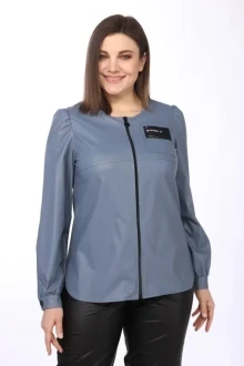 Жакет (пиджак) Lady Style Classic 2358 Лазурно-серый