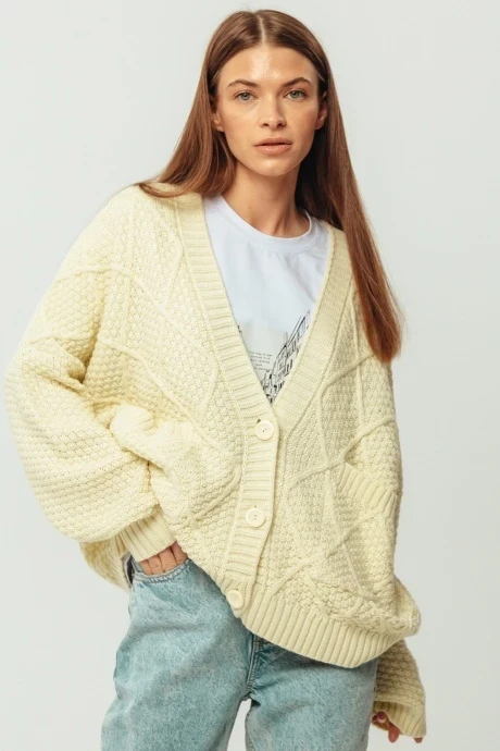 Кардиган Romgil ТЗ714Х молочный #1
