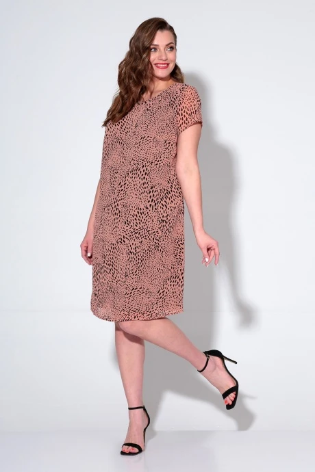 Платье Лиона-Стиль 649 розовый #1