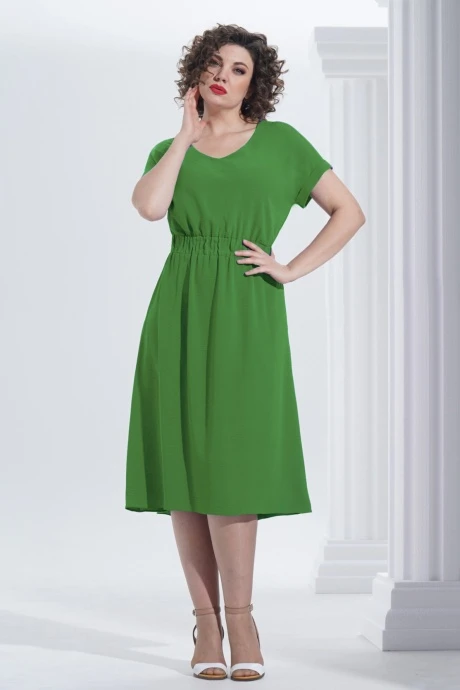 Платье Avanti 1353 -1 зеленое яблоко #1