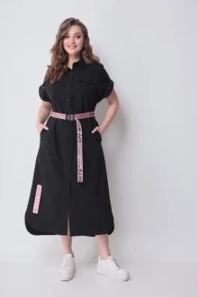 Платье Michel Chic 993 черный, розовый