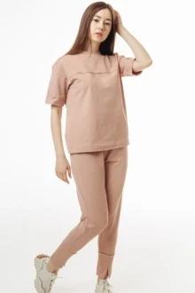 Брючный костюм Romgil ТЗ724ЛФ пудровый двойка