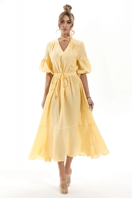 Платье *Распродажа Golden Valley 4830 желтый #1