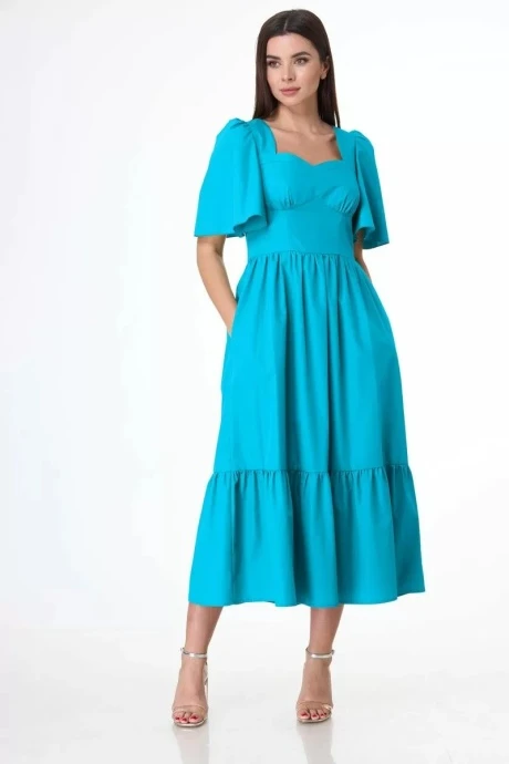 Платье Anelli 1058 голубой #1